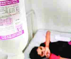 Expired glucose given to patient, protest