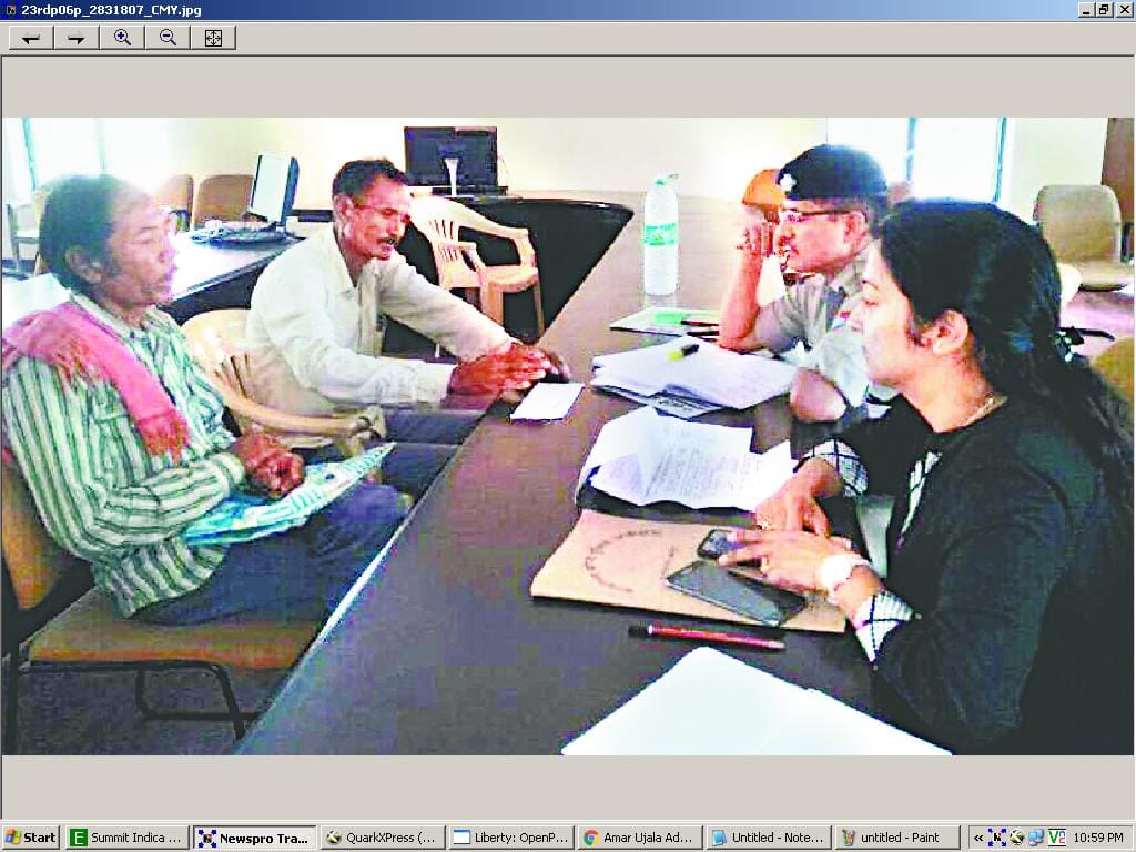 questioned by farmers from Nankootta