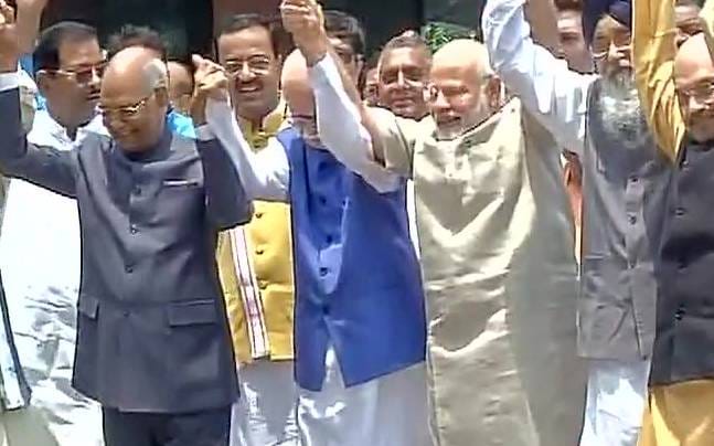nda candidate ramnath kovind nomination political turmoil