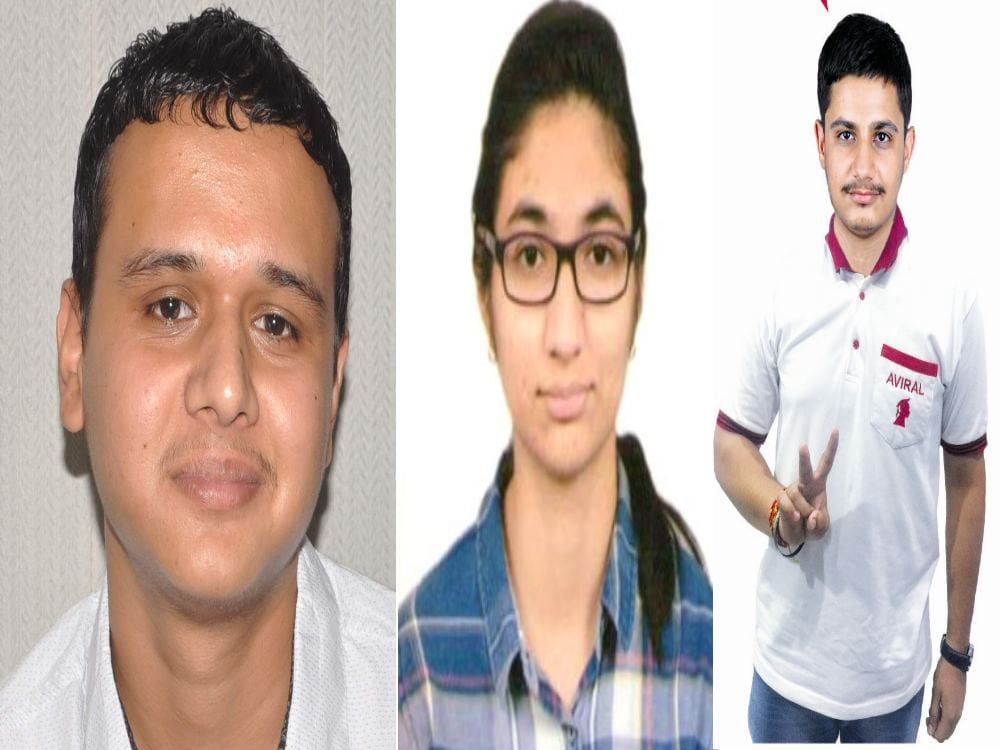 NEET RESULT 2017 TOP THREE STUDENTS 