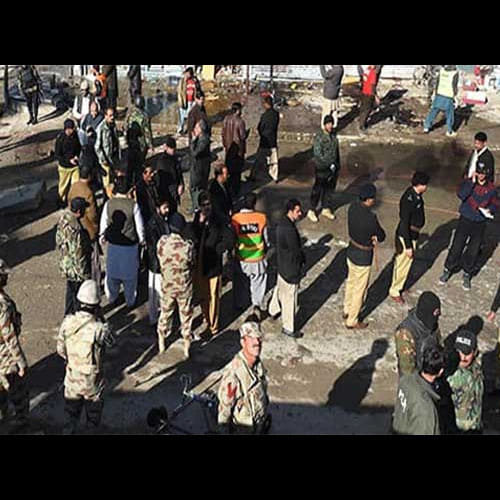 big explosion heard near IGP office in pakistan's city quetta