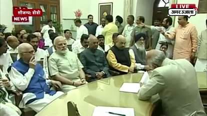 RAMNATH KOVIND FILES HIS NOMINATION FOR PRESIDENTIAL CANDIDATE WITH ALL BJP BIG LEADERS