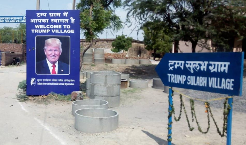 Toilet charity names Haryana village after us president Donald Trump  