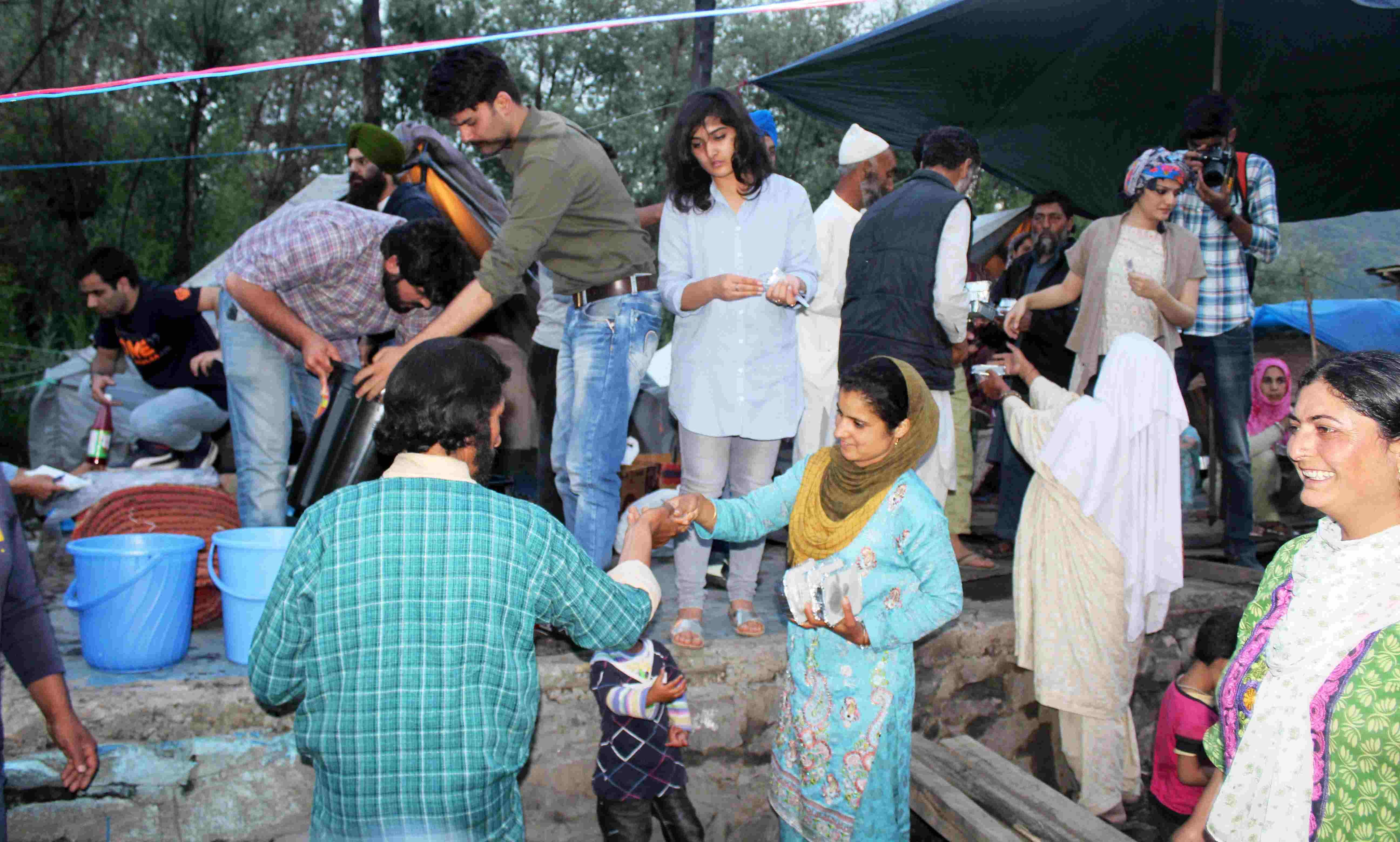 sikh organisation organised help camp in kashmir