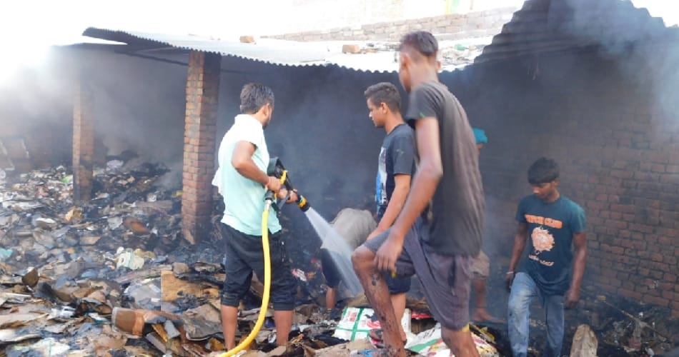 abohar plastic garbage factory fire incident