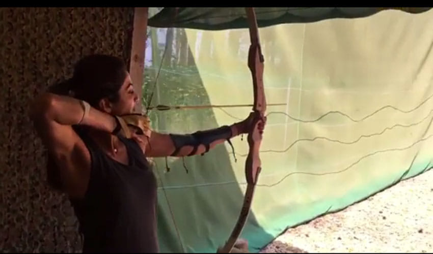 shilpa-shetty-kundra-new-found-hobby-is-archery and cycling 