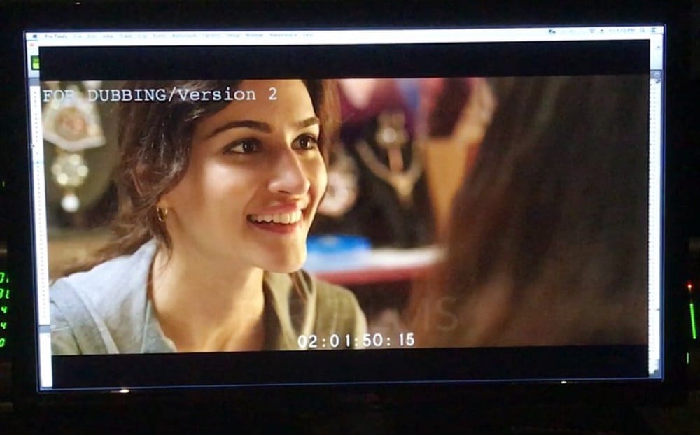 kriti sanon shares picture of dubbing session from the set of barielly ki barfi 
