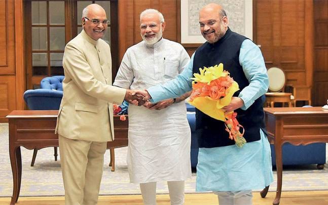 amit shah kept secret ramnath nath kovind candidature