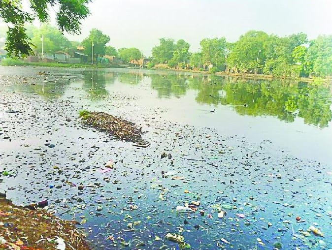 Such a bad situation in the village pf of MP's lap