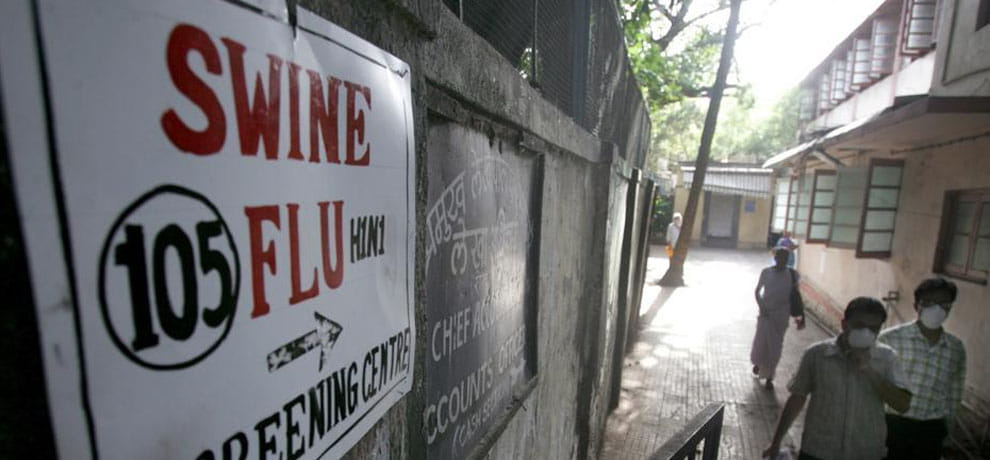 around 10 died in this year after terror of Swine flu spreading in mumbai