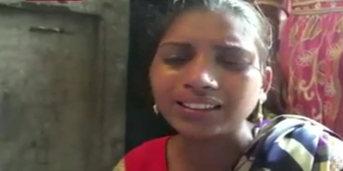 newly married woman beaten and getting out of the house by husband due to dowry 