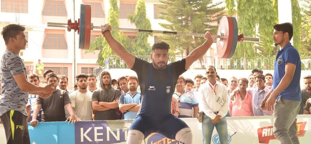 Himachal State Olympic Games International weightlifter Vikas Thakur won gold medal 