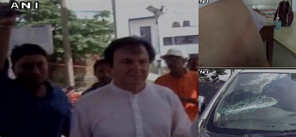 West Bengal: BJP MP George Baker allegedly attacked, beaten up and his car vandalized in Bardhaman