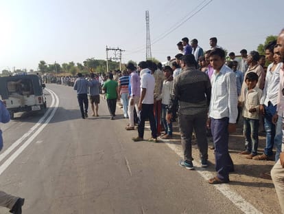  Three days passed, relatives did not take Anandpal's dead body in nagaur