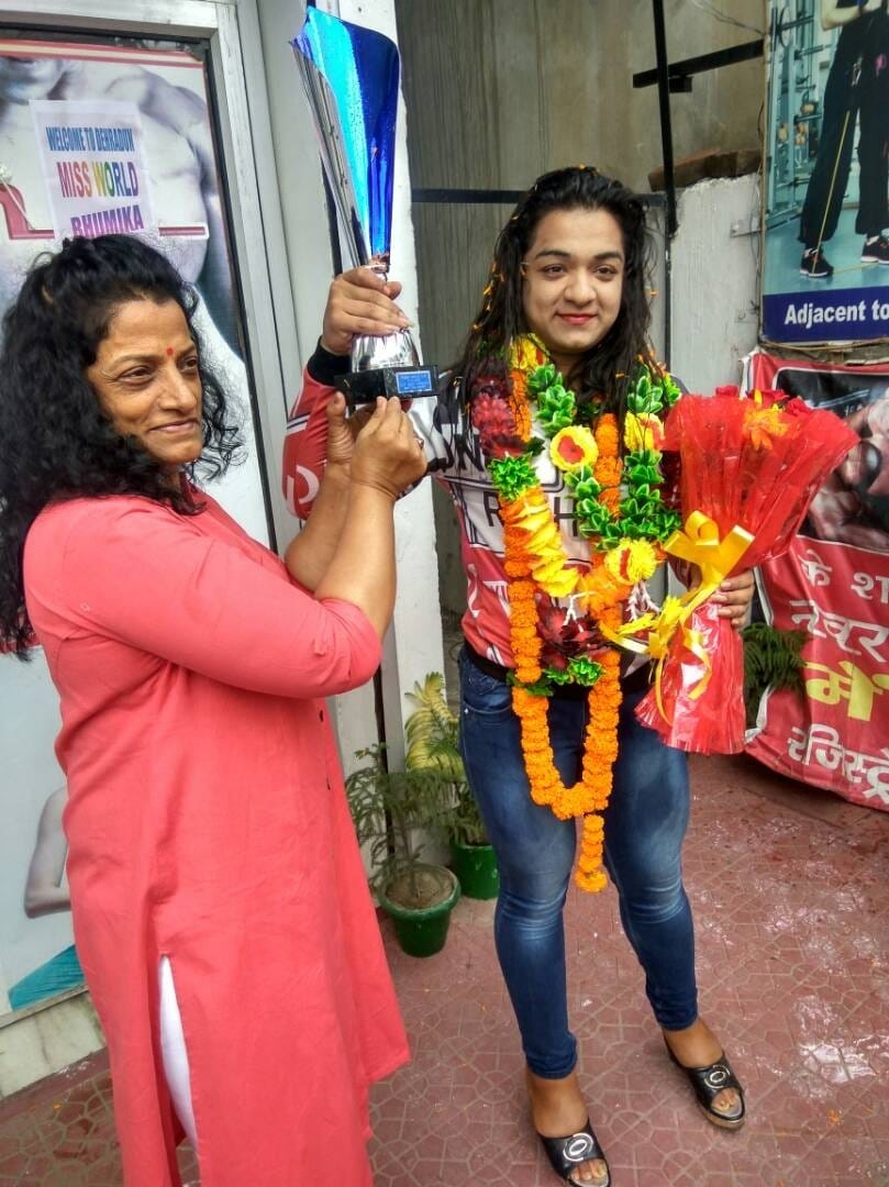 dehradun bhumika wins miss world body building title