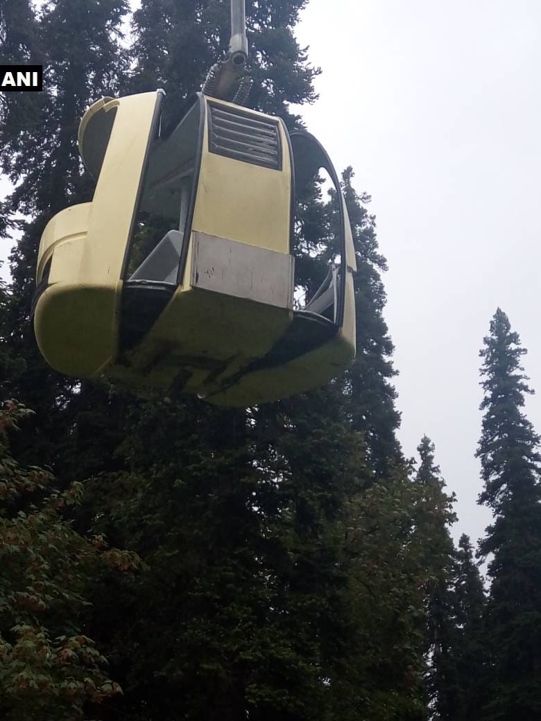J&K: Five tourists died after a Gondola tower collapsed due to strong winds