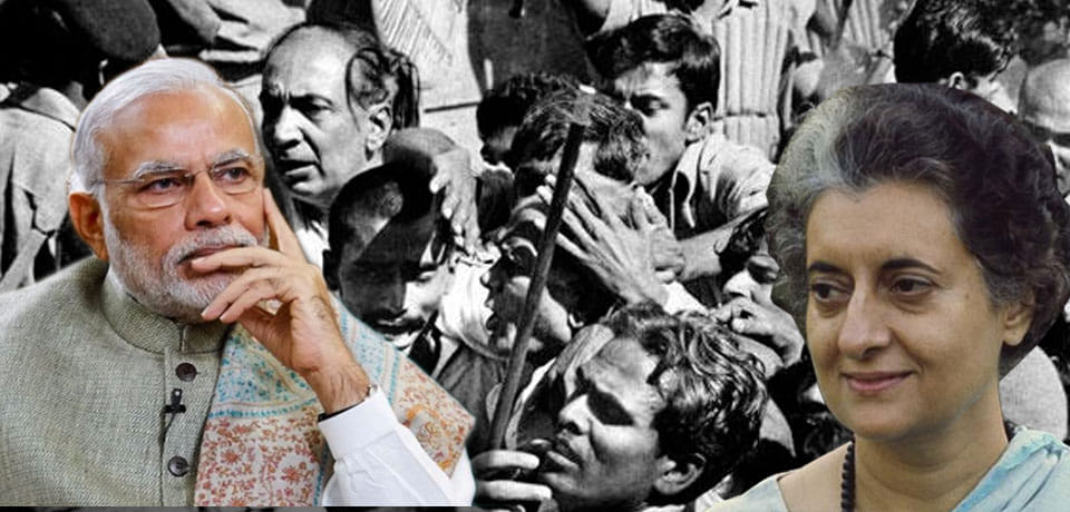 congress response to pm modi on his remarks on emergency in programme mann ki baat