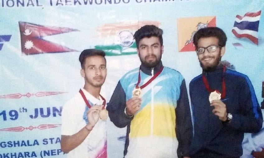 Players of Ranikhet and Dwarahat in international Taekwondo