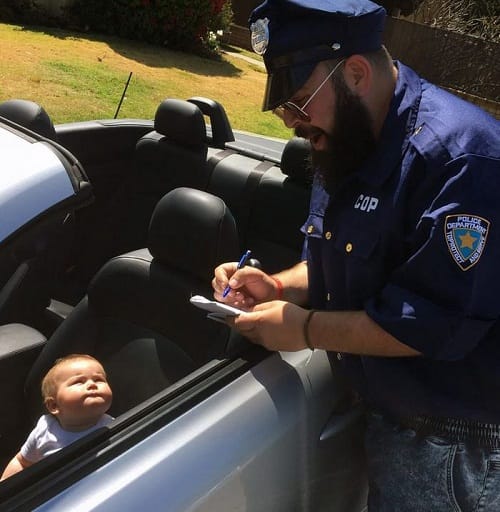 funny photoshoot of a father and daughter going viral on internet
