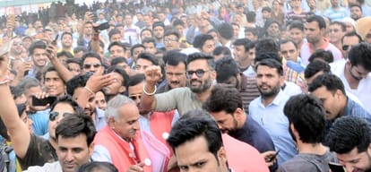 Bollywood Actor Sunil Shetty Attend Closing Ceremony of Himachal State Olympic Games