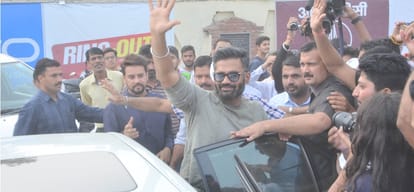 Bollywood Actor Sunil Shetty Attend Closing Ceremony of Himachal State Olympic Games