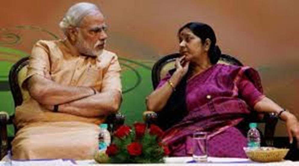 Sushma Swaraj tweeted on article 370 just before three hours of her death