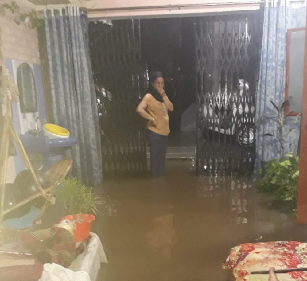 dehradun city a view after heavy rain