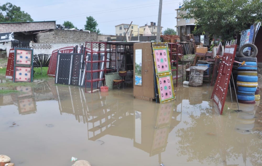 dehradun city a view after heavy rain