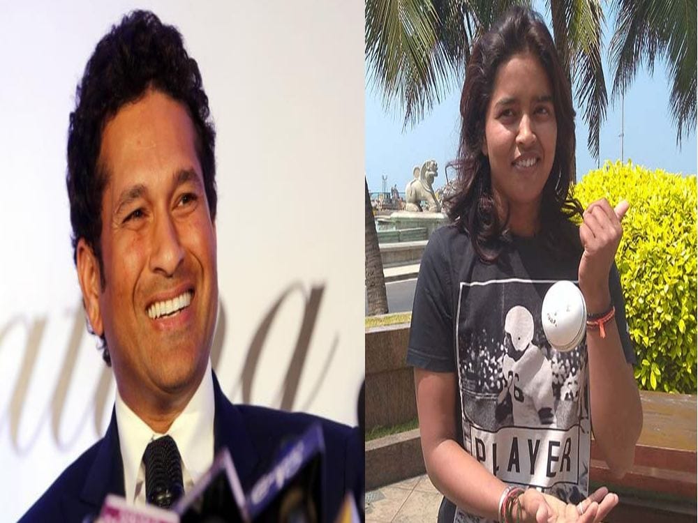 sachin tendulkar praised cricketer ekta bisht on twitter