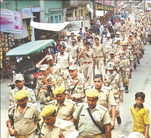 High security zone created by Idgah