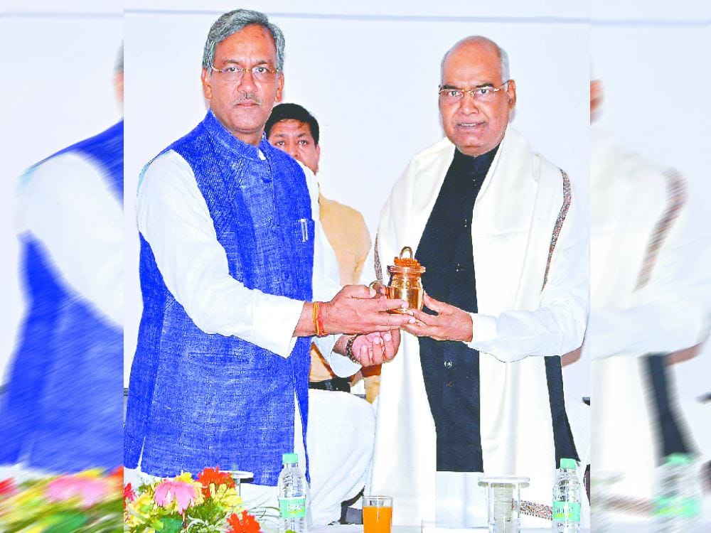 president of india candidate ramnath kovind interaction with uttarakhand MP MLA