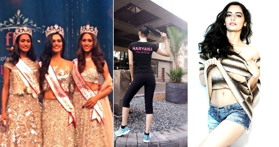 Manushi Chhillar from Haryana wins the title of Miss India 2017