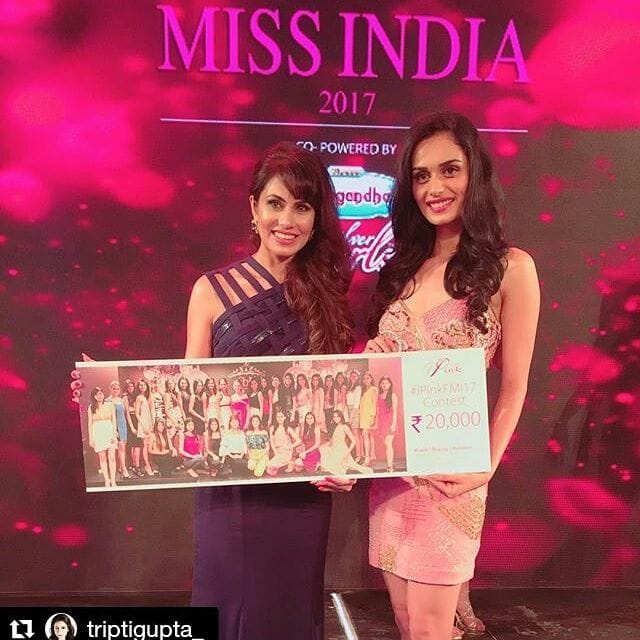 Manushi Chhillar wins the title of Miss India 2017