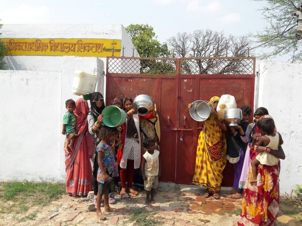 scheduled caste people in agra forced to drink dirty water 