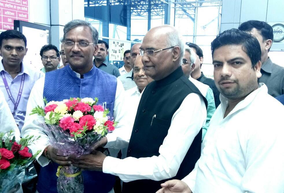 president of india candidate ram nath kovind dehradun visit