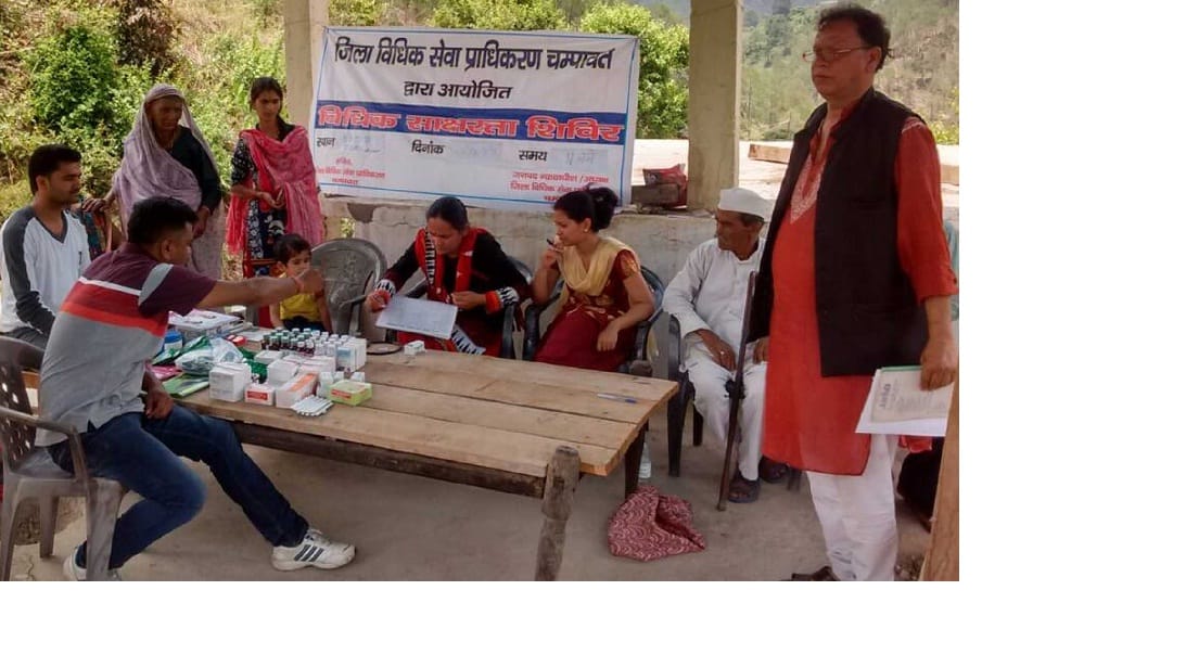 Legal information given to villagers