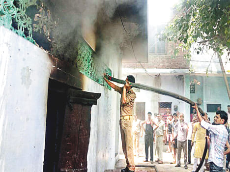 Fire in a closed house, property worth millions