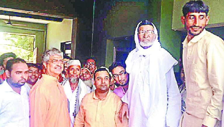 MP welcomes Mubarakpur's head