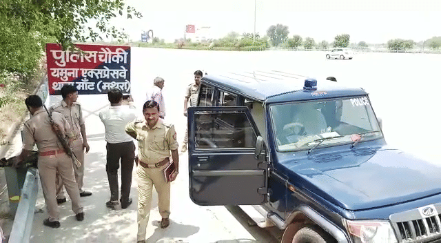 police man in mathura accused of rape with her daughter denied charge