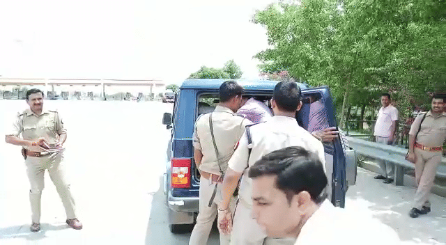 police man in mathura accused of rape with her daughter denied charge