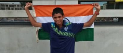 uttarakhand boy won silver medal in athlete in france