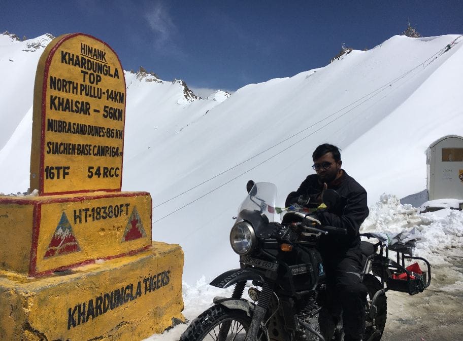 safe driving and environment Campaign by bike from Haldwani to Leh