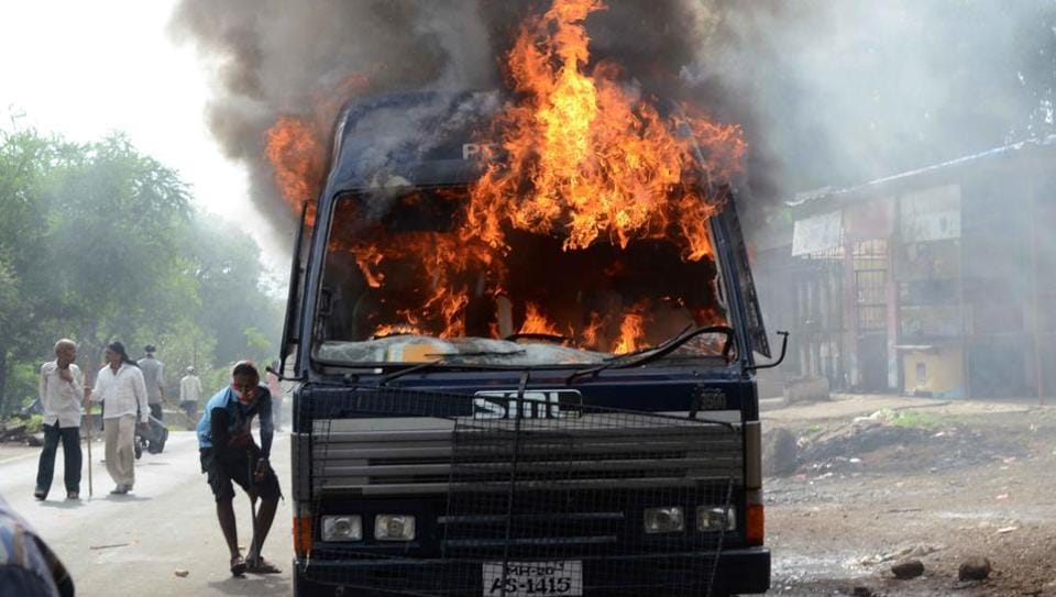 police deploy drones to find protester in maharashtra