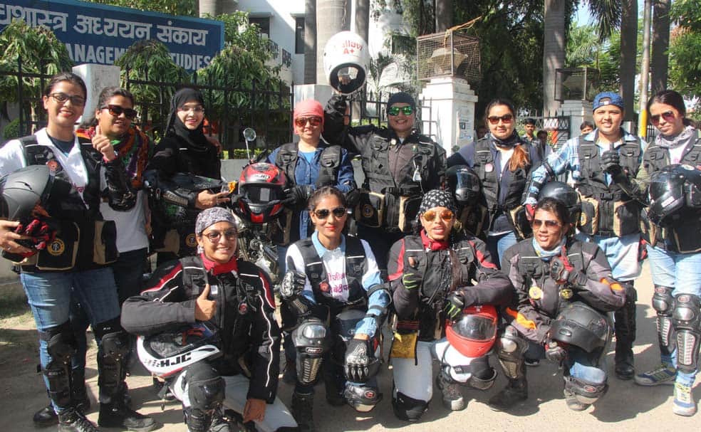 Pallavi Fauzdar  lady bikers rally reach varanasi
