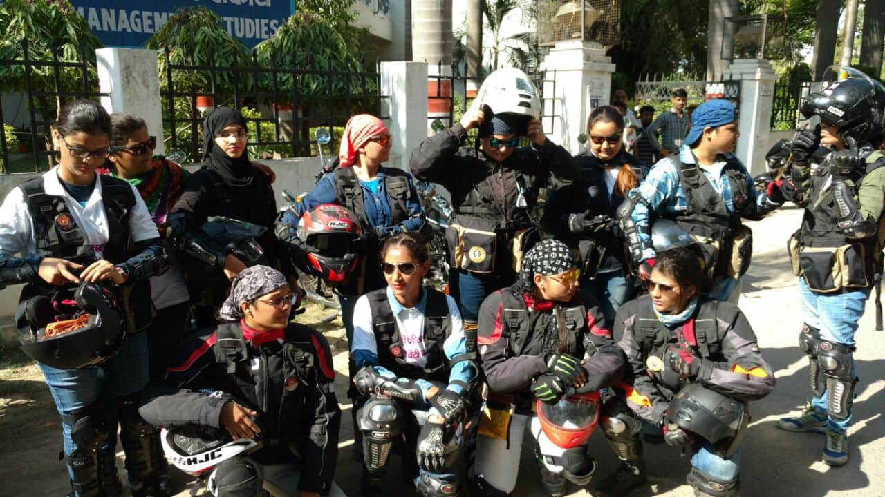 Pallavi Fauzdar  lady bikers rally reach varanasi