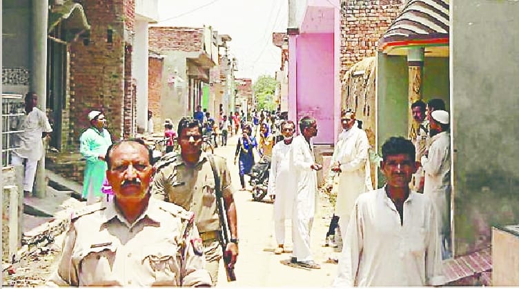 12 people injured in police firing