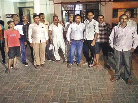 miscreants fired in against of goonda tax