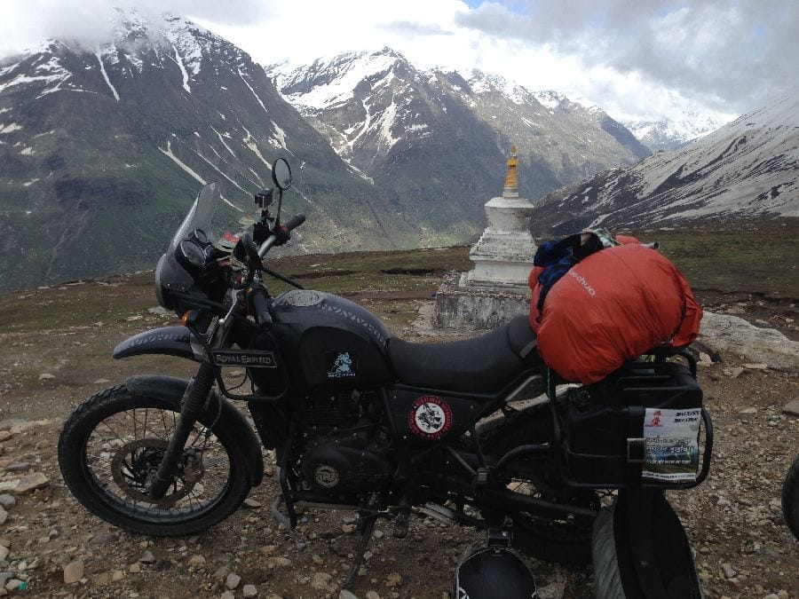safe driving and environment Campaign by bike from Haldwani to Leh