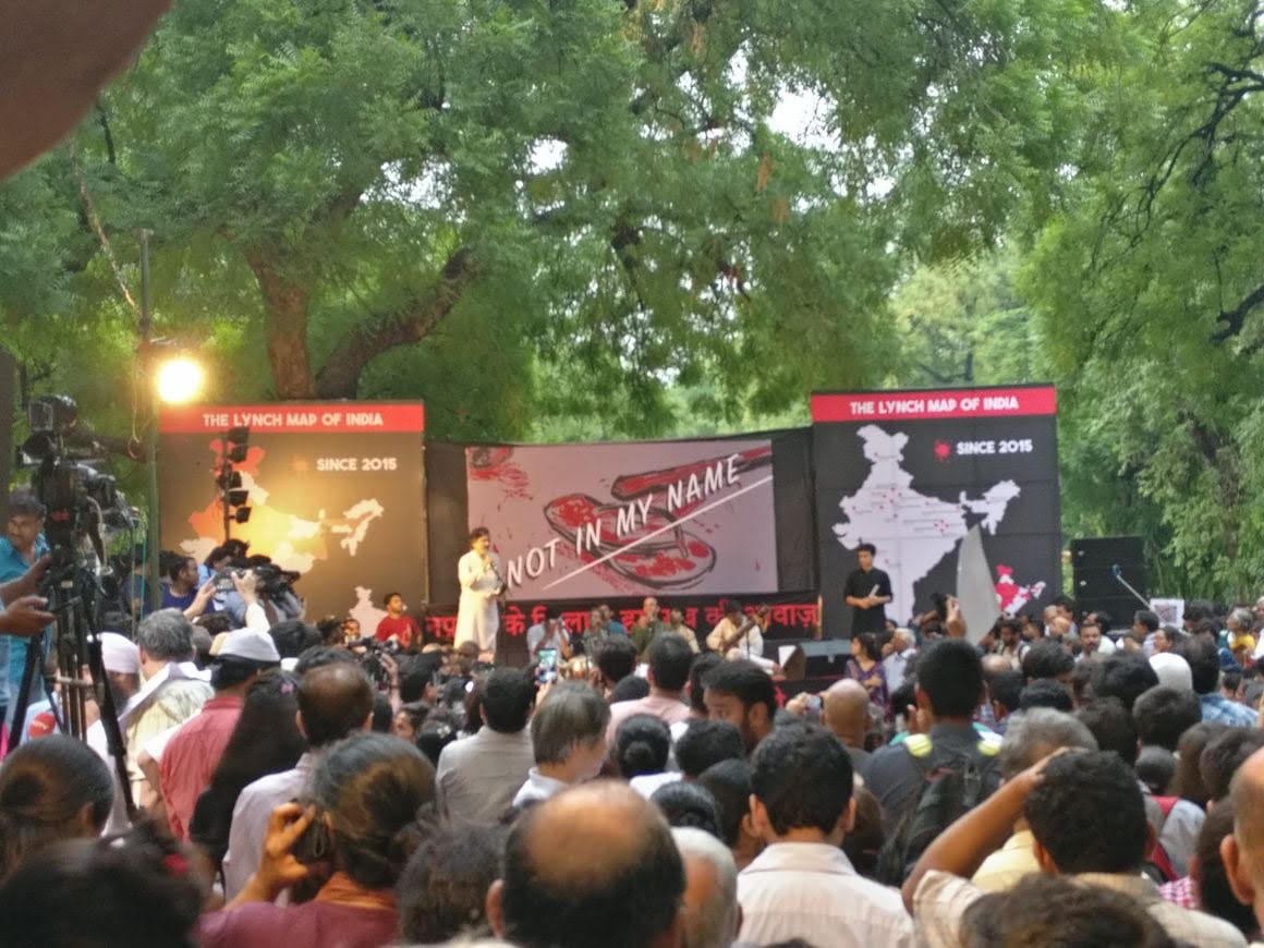 not in my name agitation against mob killing, casteism and cow terrorism