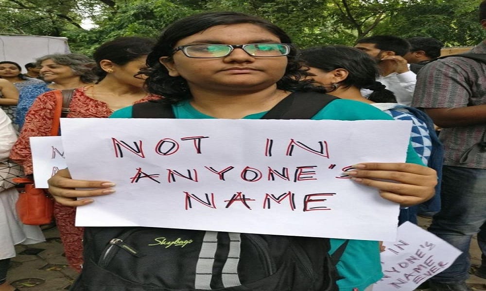 not in my name agitation against mob killing, casteism and cow terrorism